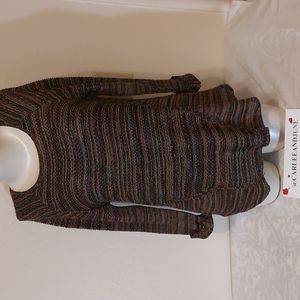 212  New York multicolored long sleeve sweater. Size LG. Pre-owned good cond.